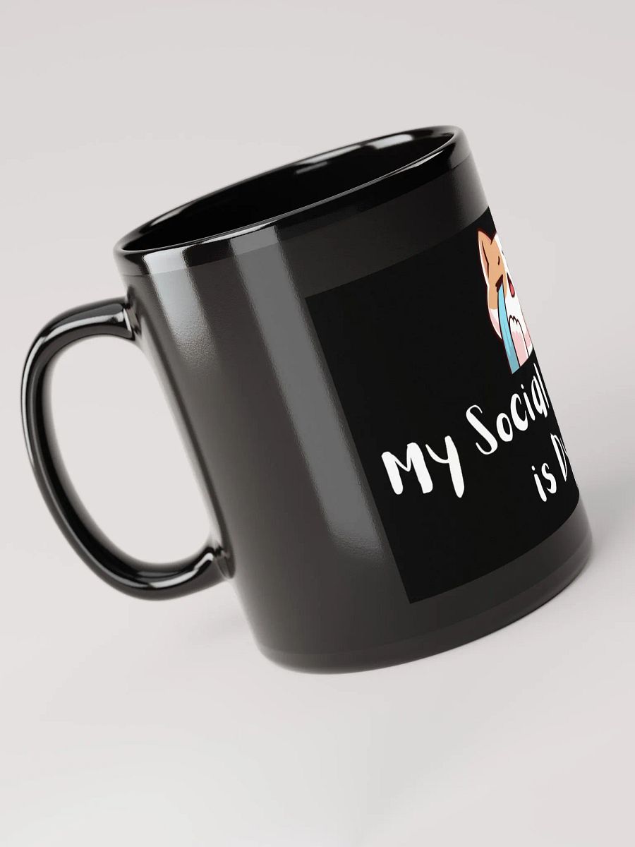 Crybaby Cat Black Glossy Mug product image (4)