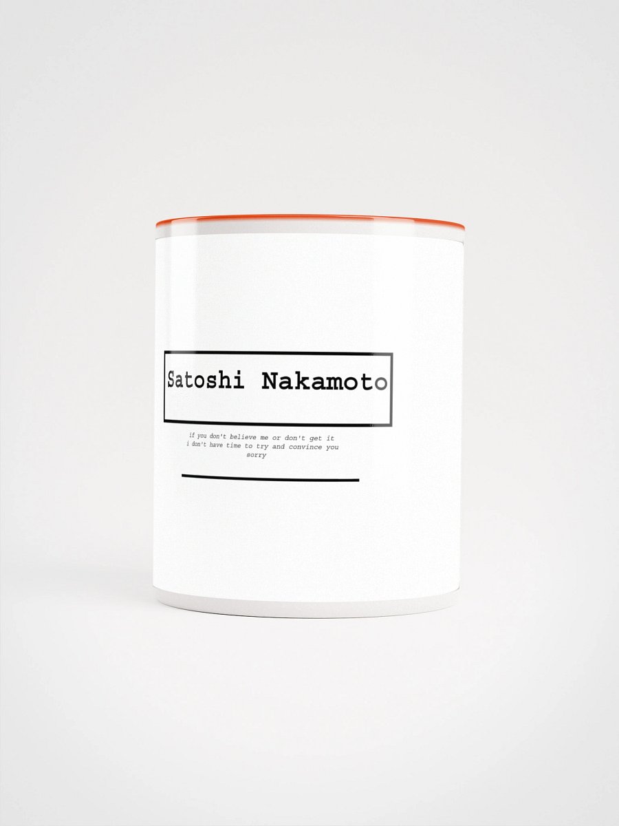 Satoshi Nakamoto Inspirational Mug product image (21)