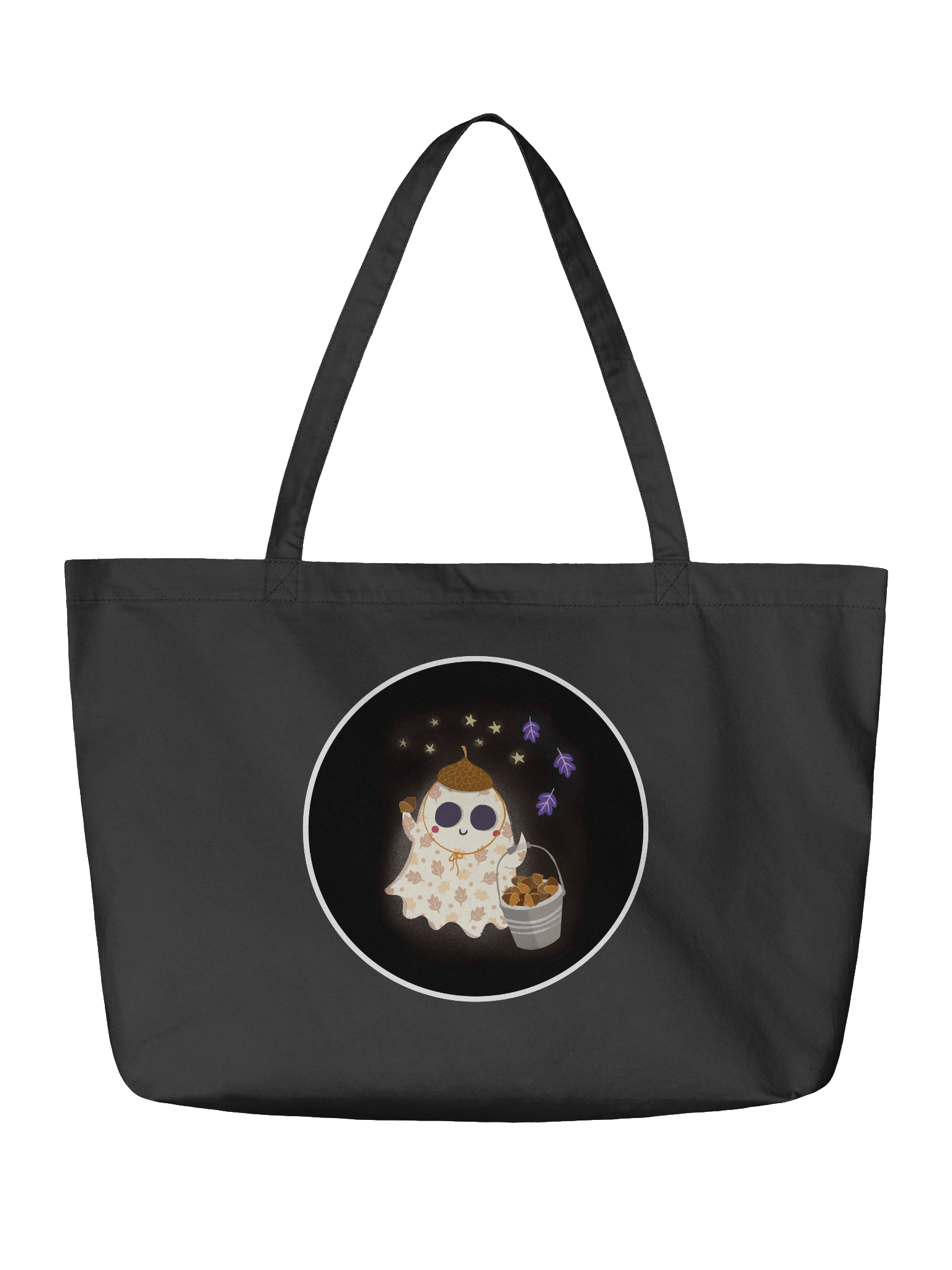 Little Ghost Acorn Collector - Tote Bag product image (3)