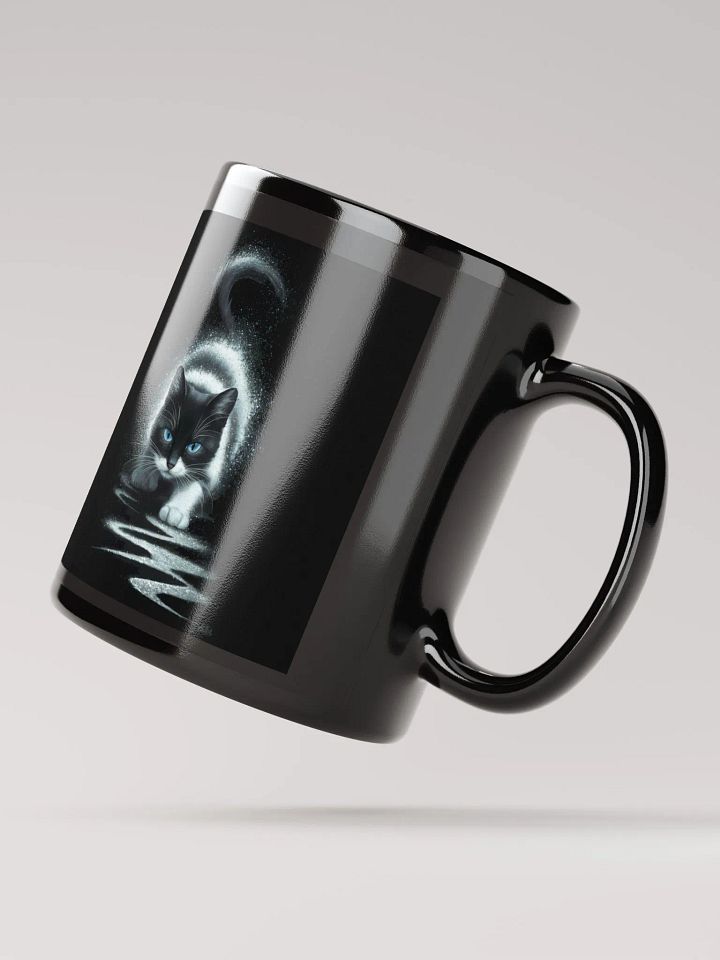 Mystic Blue-Eyed Cat Lovers Black Mug product image (2)