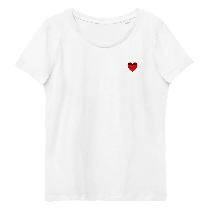 I ♥ Bella Embroidered Women's Fitted Eco Tee product image (1)