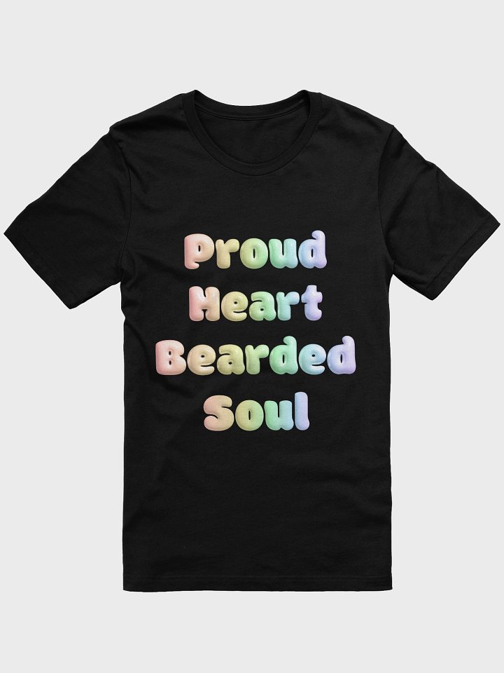 The Beard Zone Bubble Pride Graphic Tee product image (5)