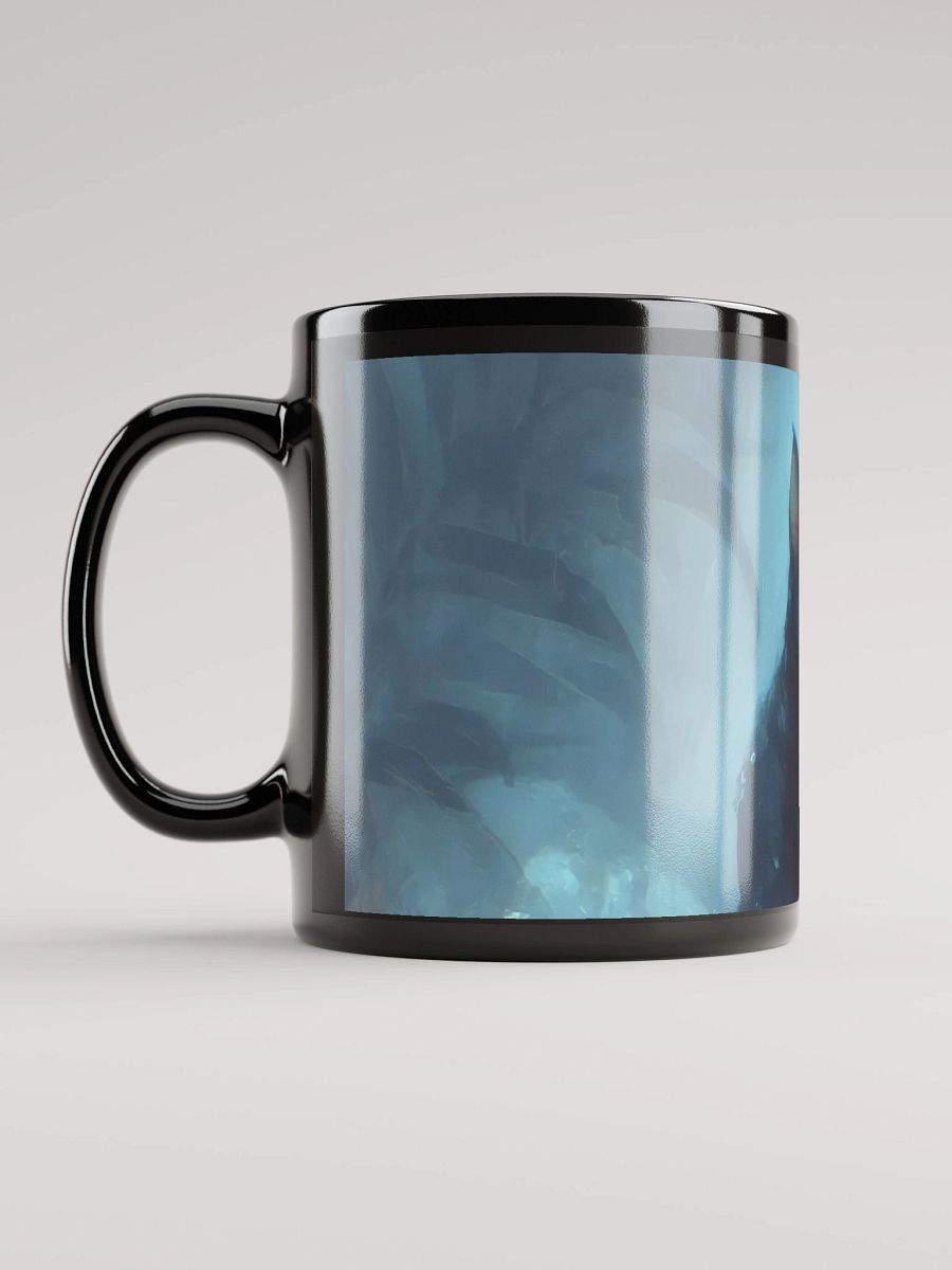 Mystical Feline Dream Black Glossy Mug product image (3)