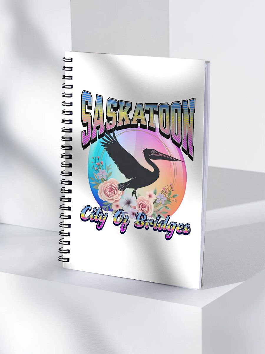 Saskatoon Pelican City of Bridges Notebook product image (3)