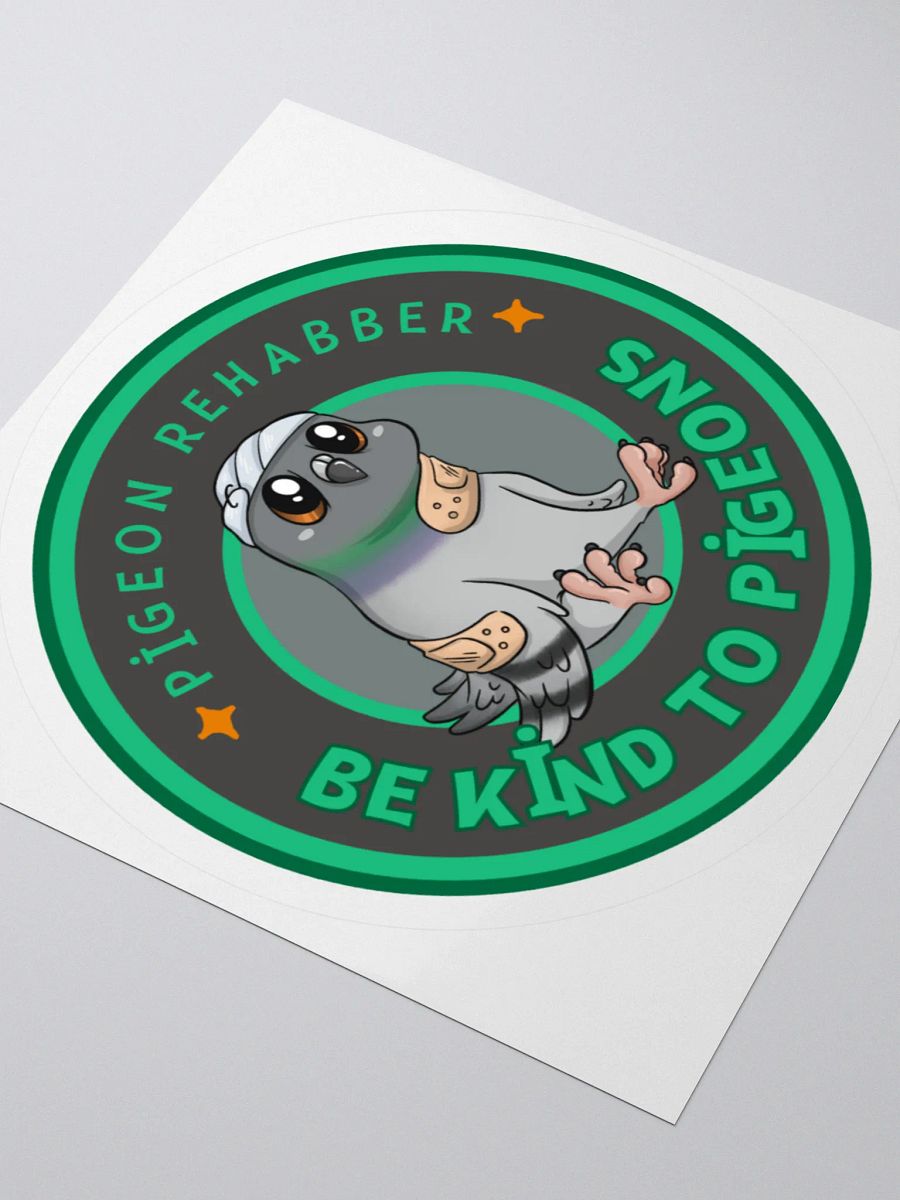 Pigeon Rehabber Kiss Cut Sticker product image (5)