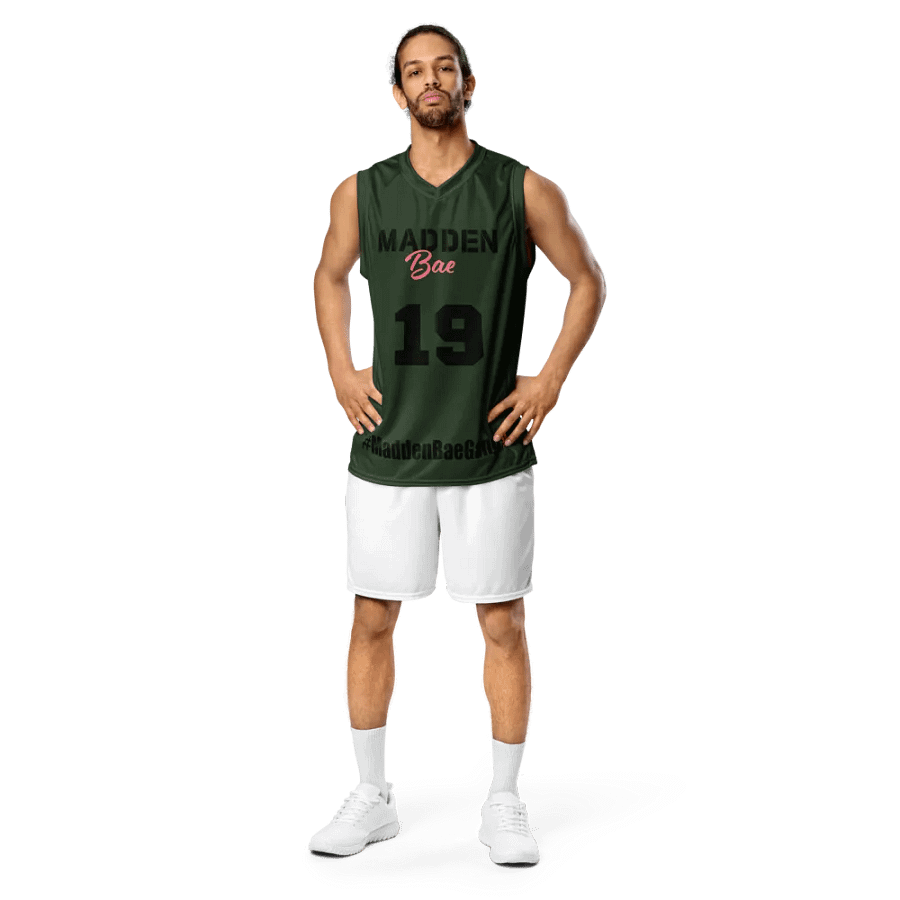 Madden Bae Jersey 👨‍🎨 (Green+ Black Logo) product image (4)