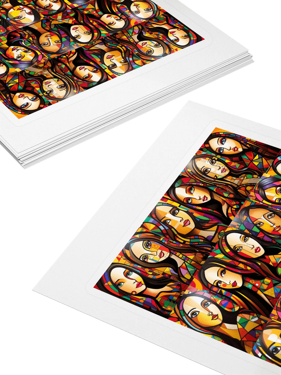 Mosaic Mona Lisa Goddesses Sticker Set product image (4)