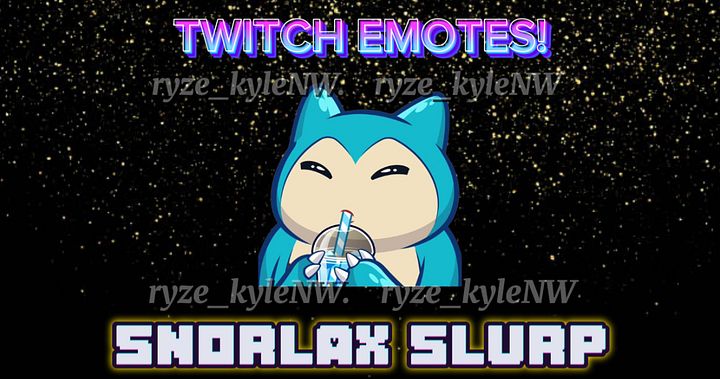 Twitch Emote SNORLAX SLURP product image (1)