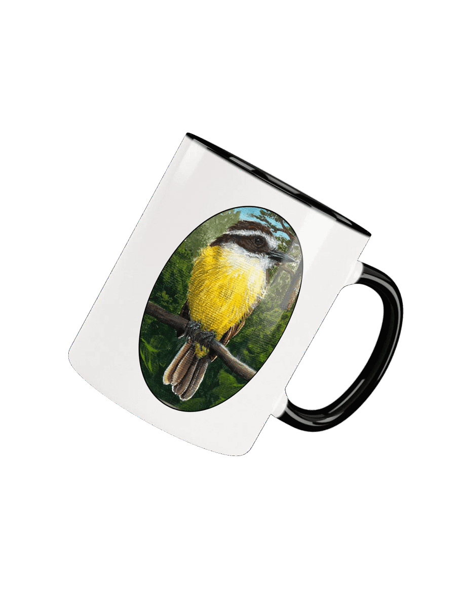 Perched Great Kiskadee Ceramic Mug product image (23)