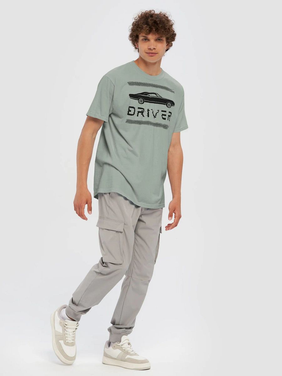 DRIVER Tee, Garment-Dyed Cotton T-Shirt product image (64)