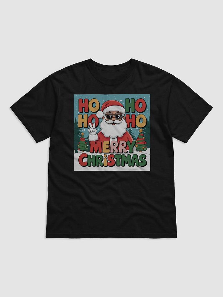 Fun Santa Claus Ho Ho Ho Merry Christmas T-shirt product image (9)