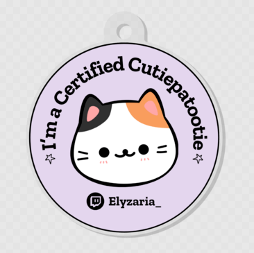 Certified Cutiepatootie limited collectible keychain-charm by Elyzaria_ product image (1)