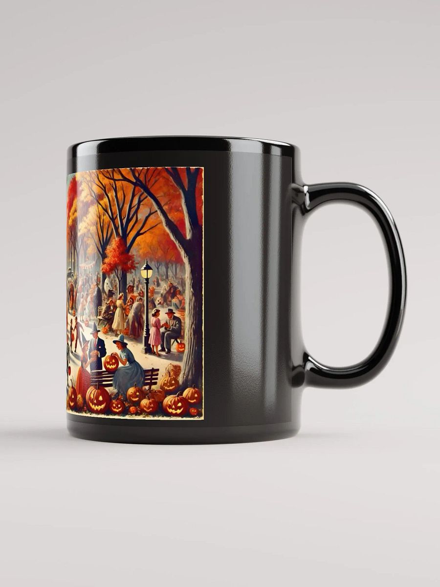 Vintage 1940s Halloween Park Scene Coffee Mug product image (2)