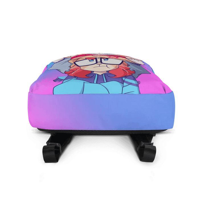 Cyan Teasing Alice's Ears All-Over Print Backpack product image (2)