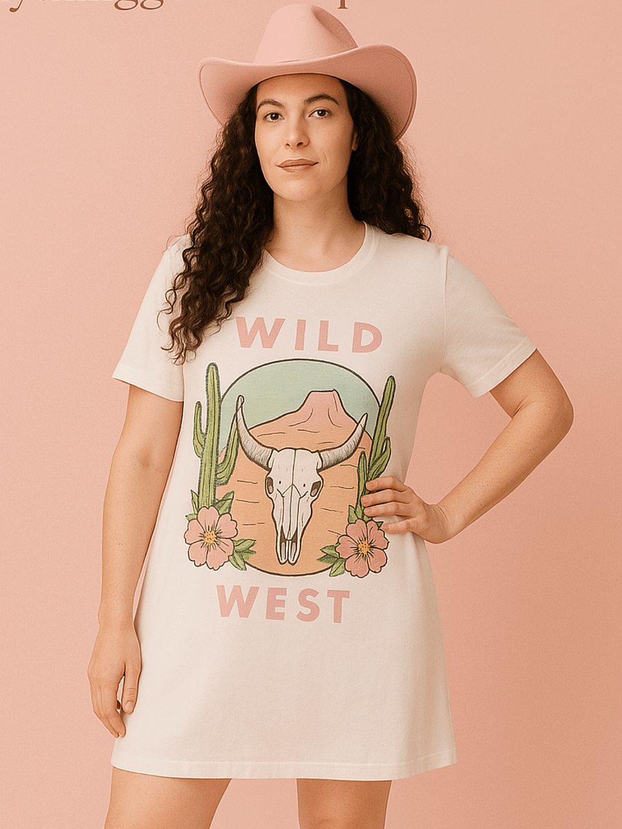 Wild West T-Shirt Dress product image (1)