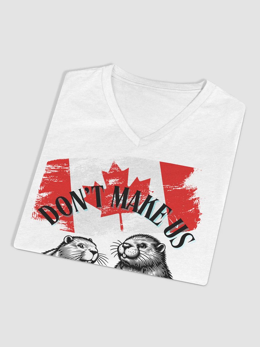Canadian Flag Maple Leaf V-Neck Tee product image (9)