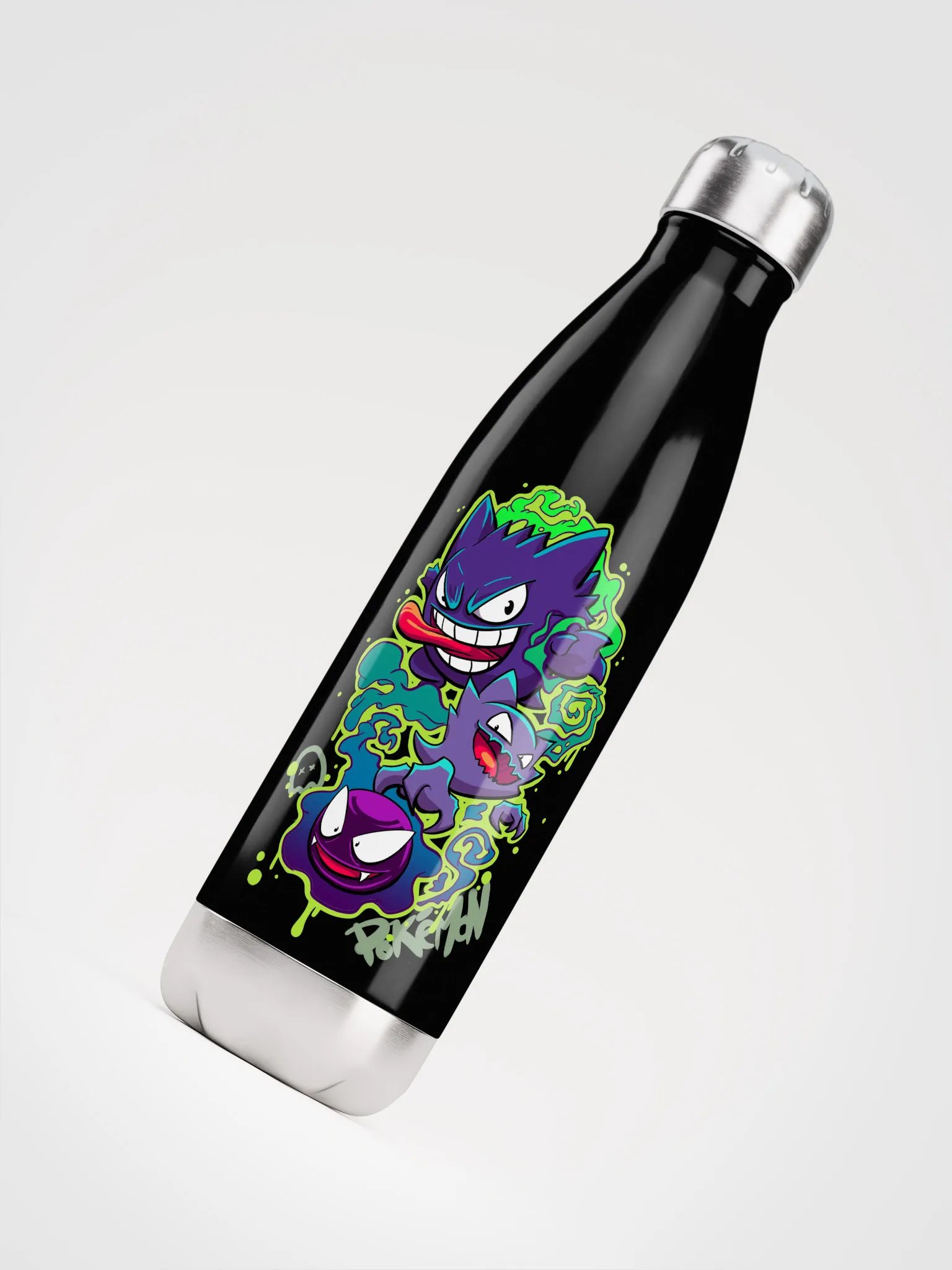 Mischievous Ghost Trio Water Bottle product image (4)