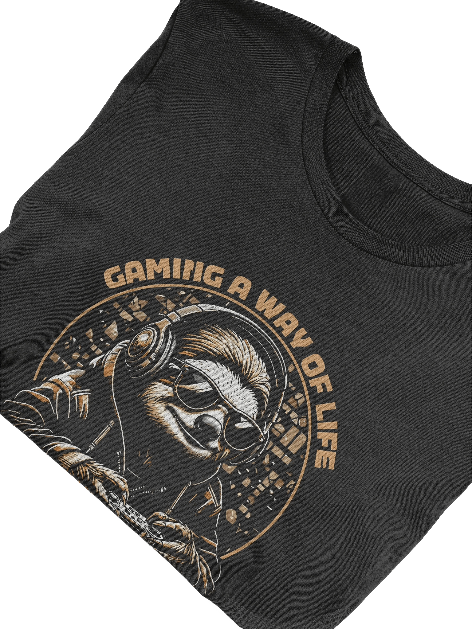 Gaming A Way of Life T-Shirt - Sloth Gamer T-Shirt product image (10)