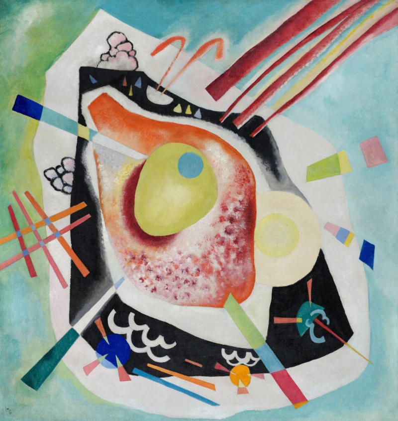 Weisses Oval by Wassily Kandinsky