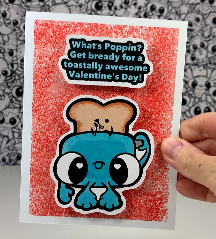 Toast Valentine's Day Card product image (1)