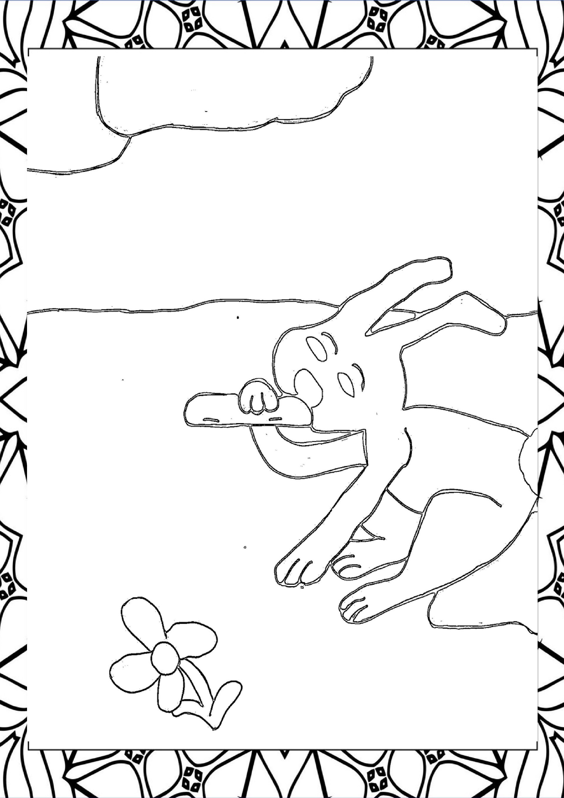 The Banana Bunny Bum Coloring Story for Kids product image (4)