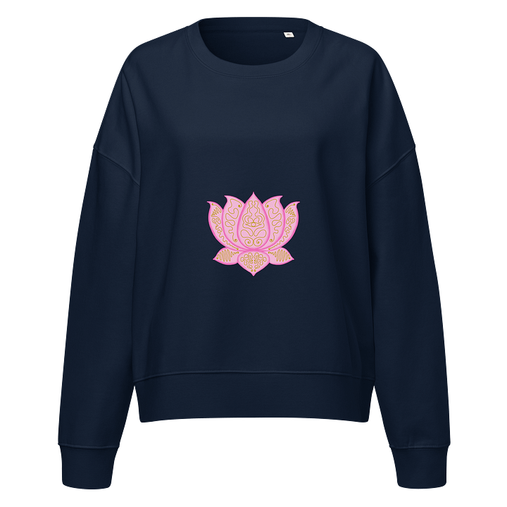 Golden Lotus Organic Sweatshirt product image (1)
