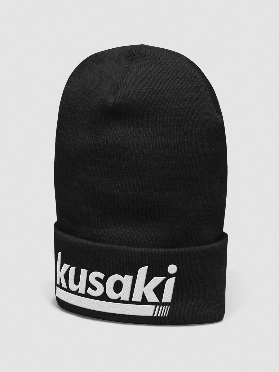 Kusaki - Logo Embroidered Beanie (White Logo) product image (2)