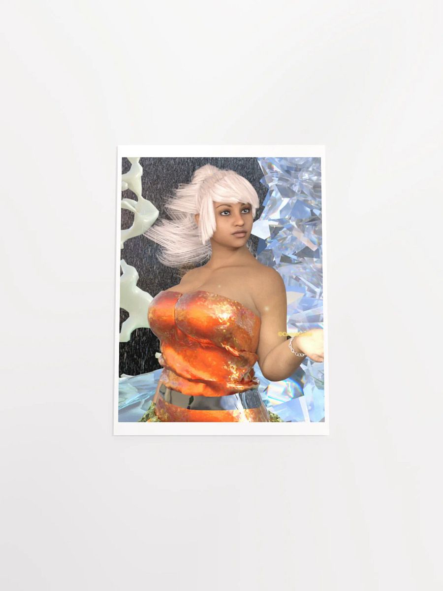 Ethereal White-Haired Woman Poster product image (48)