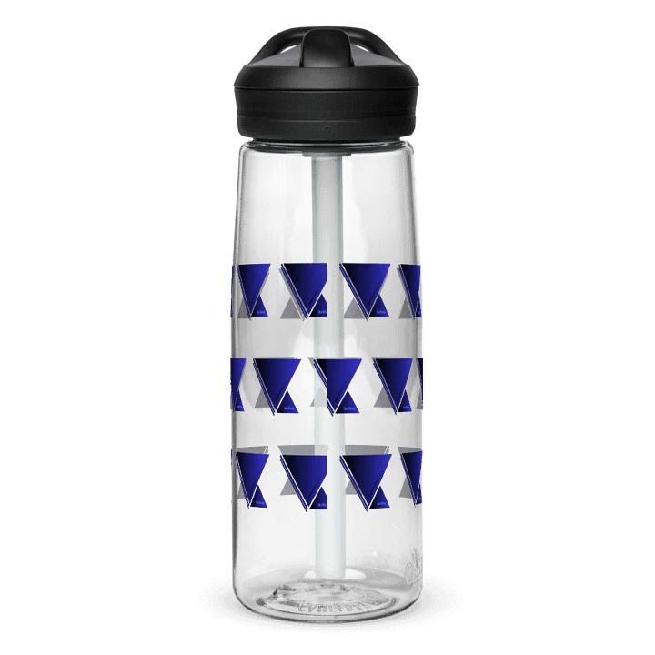 Blue Triangle Gradient Sports Water Bottle product image (6)