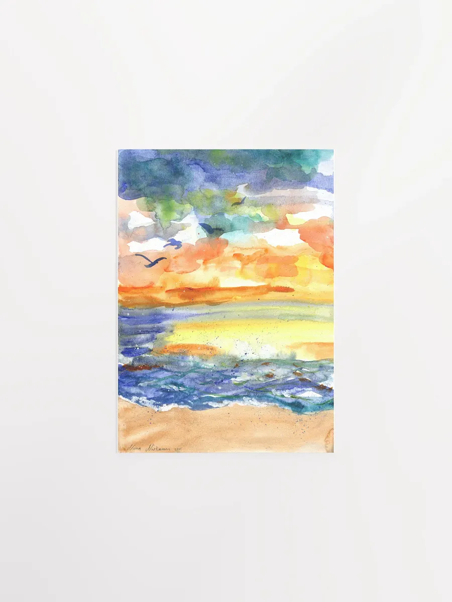 Playful Sea Art Print product image (4)