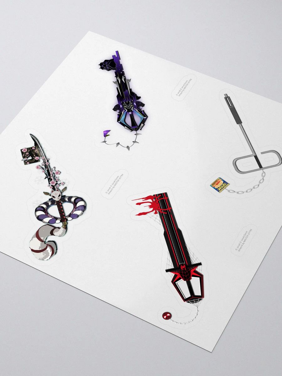 Project Forge Keyblade Sticker Sheet product image (3)