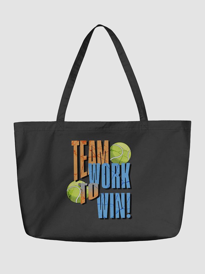 Team Work to Win Tennis Eco-Friendly Tote Bag product image (2)