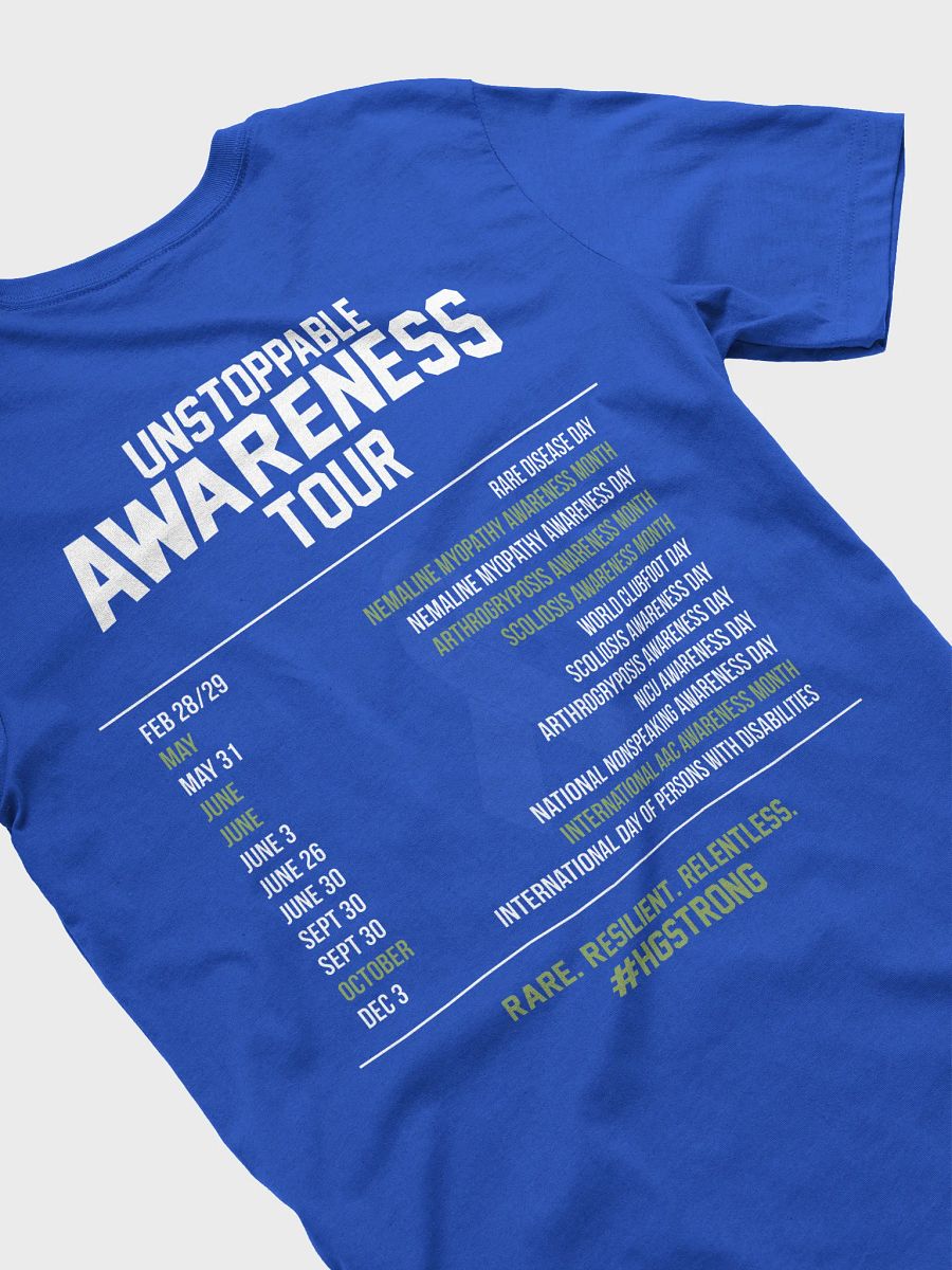 AMC Awareness - #HGSTRONG Adult Unisex Tee product image (4)