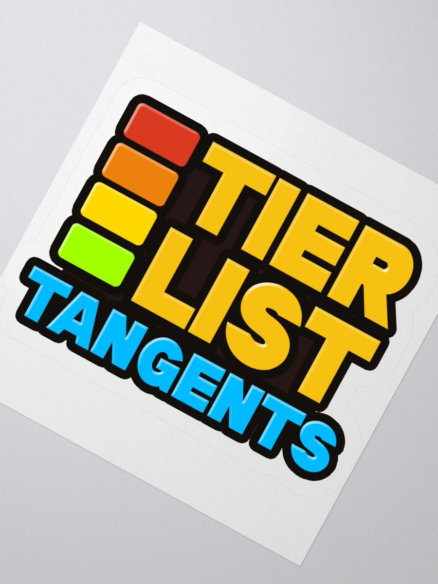 Tier List Tangents Sticker product image (4)