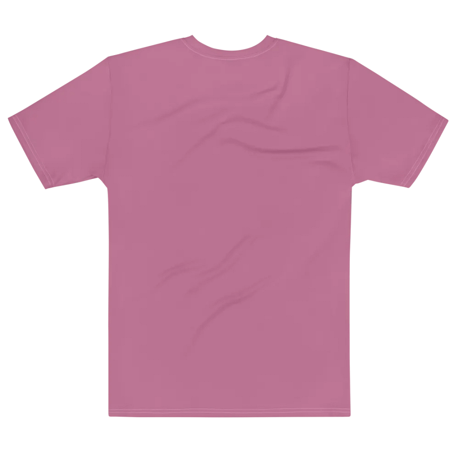 Plain Medium Dark Carnation Pink True Summer Men's Crewneck Polyester Heavyweight Premium T-Shirt by Treasure Pie product image (7)