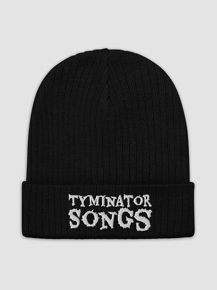 [Tyminatorsongs] Ribbed knit beanie (3D Puff) product image (2)