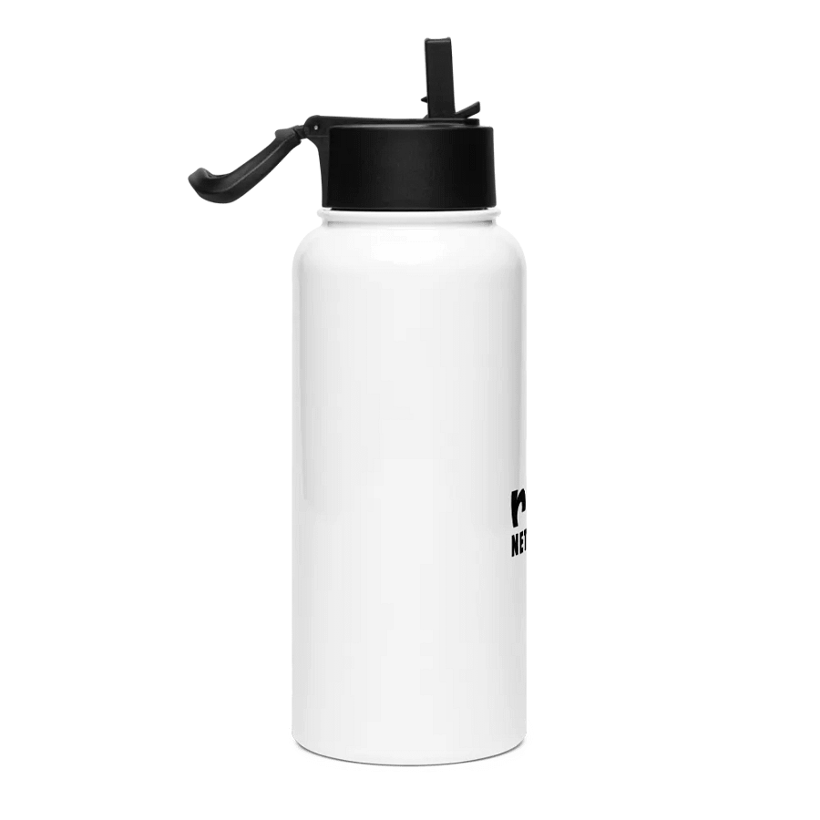 Gourde acier inoxydable avec couvercle à paille product image (4)