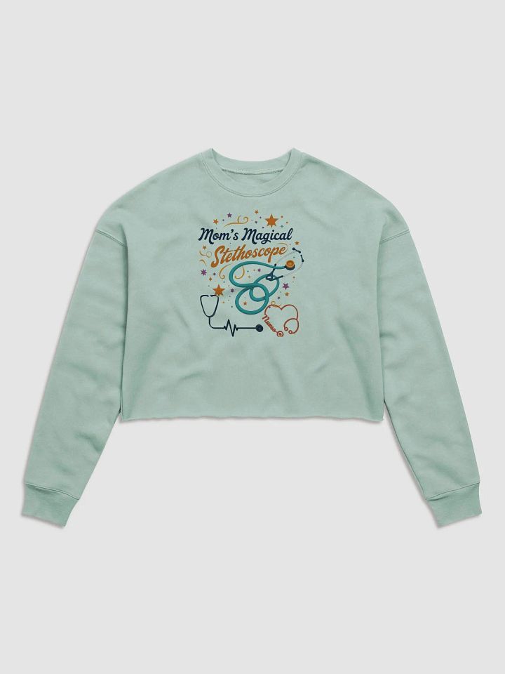 Magical Mom's Stethoscope Crop Sweatshirt product image (1)