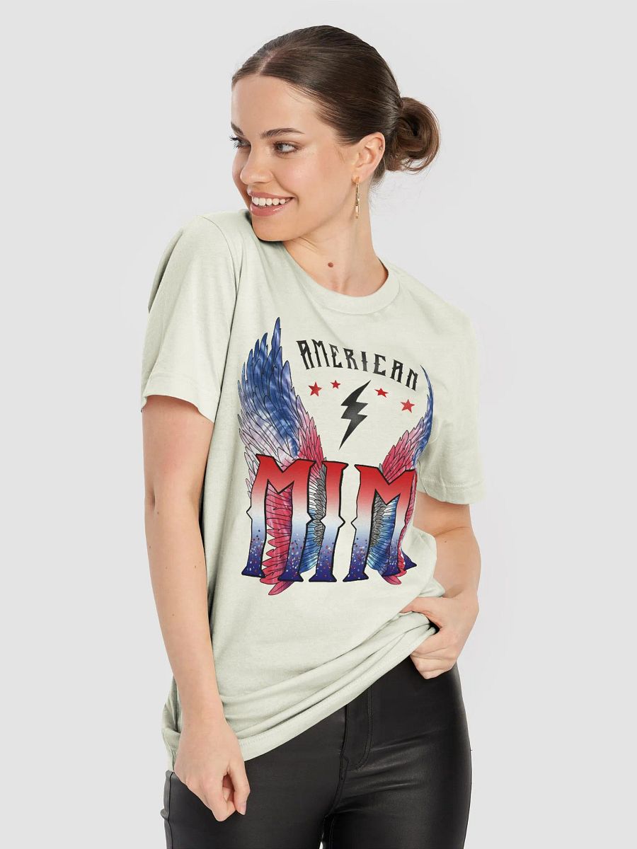 American Mimi Patriotic T-Shirt with Angel Wings product image (3)
