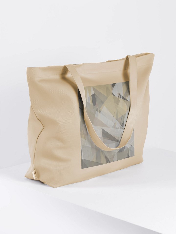 Geometric Harmony Organic Tote product image (2)