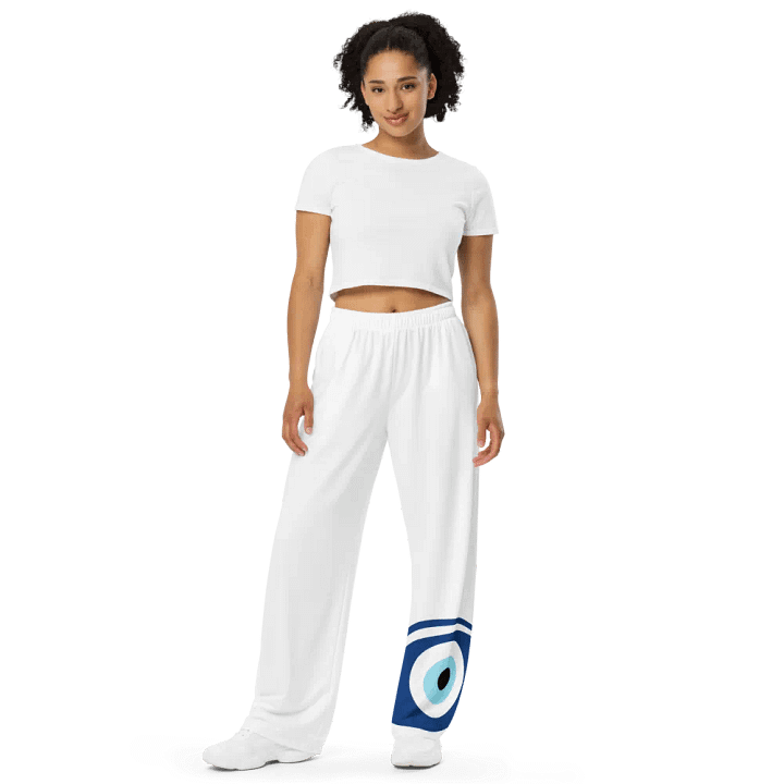 BlackKittenTech Evil Eye Wide Leg Pants product image (2)