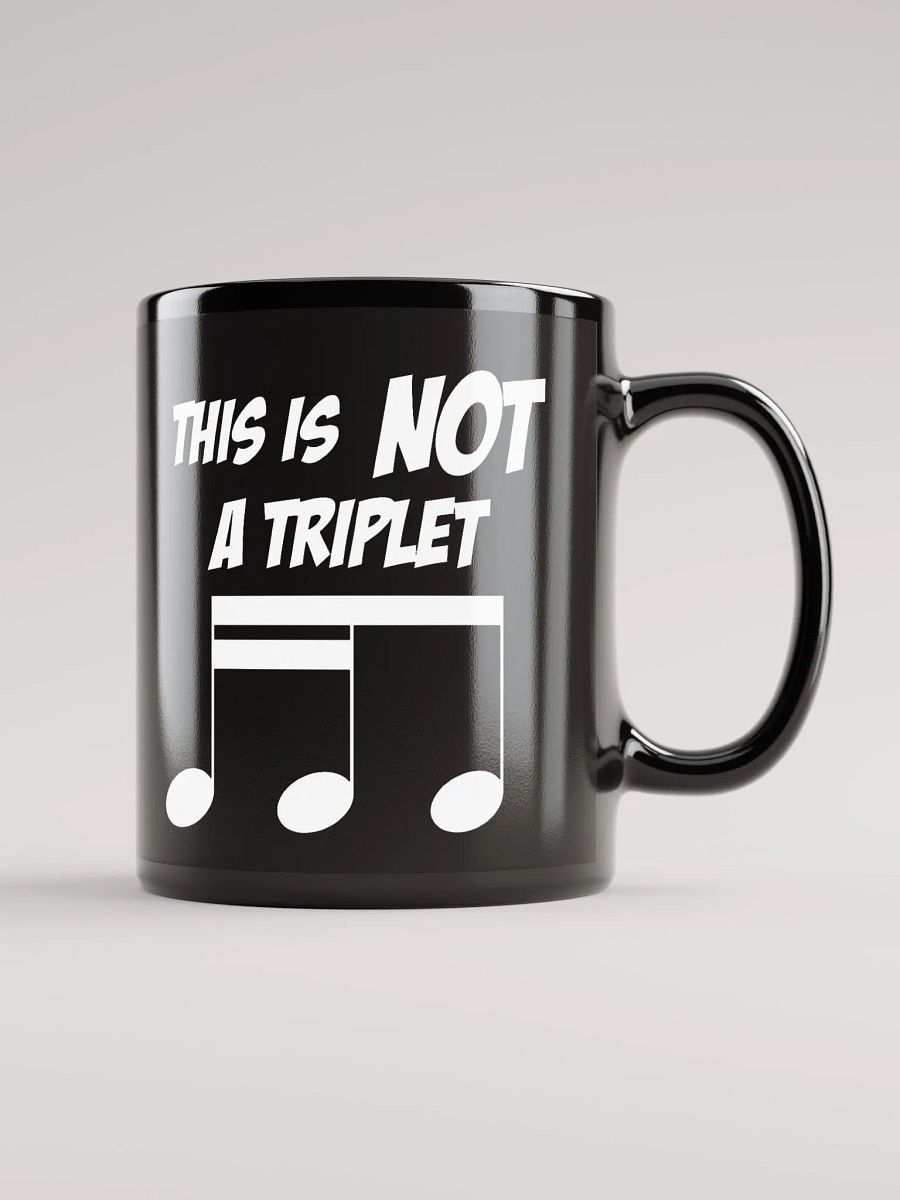Triplet mug (white text) product image (1)