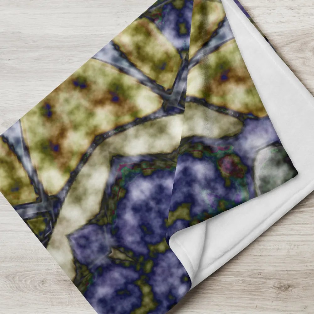 Bohemian 6 Pointed Madala Yellow and Purple/ Throw Blanket by Allcolor product image (4)
