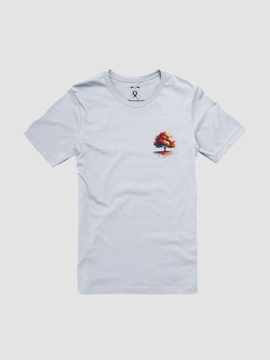 Modern Block Style Autumn Tree Graphic Bella+Canvas Unisex Supersoft T-Shirt product image (1)