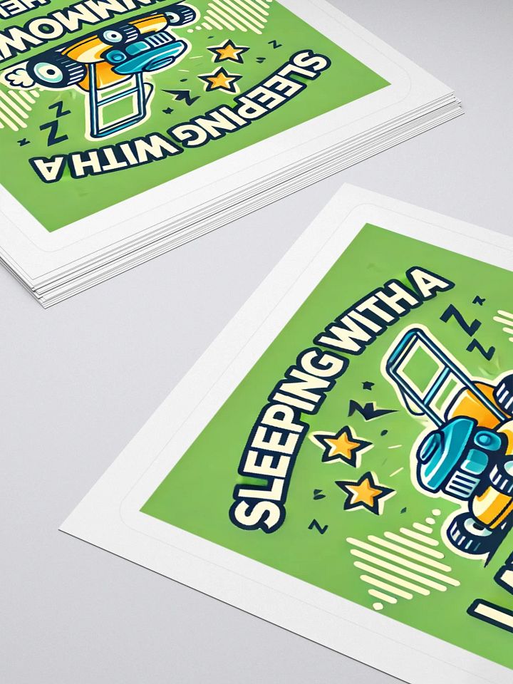 Sleeping with a Lawnmower Sticker – Send Help! product image (2)