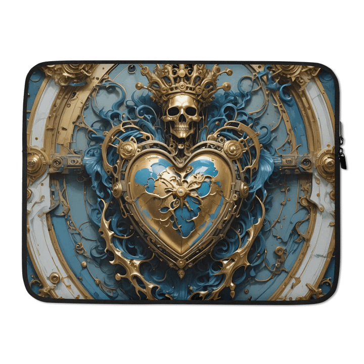 Steampunk Crowned Skull Laptop Sleeve product image (2)