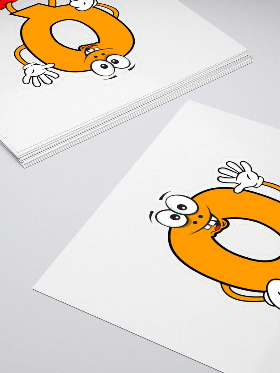 Q Letter Cartoon Character Sticker product image (11)