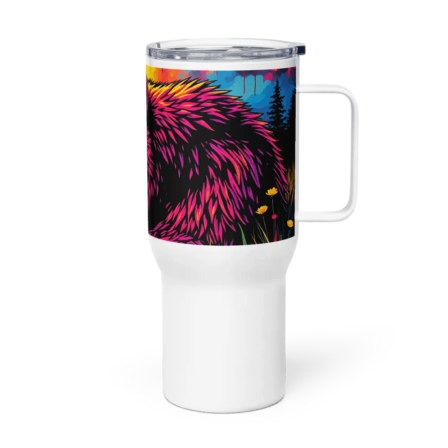 Neon Bear Adventure Travel Mug product image (4)