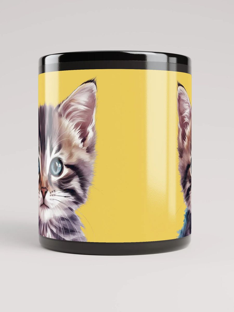 Cute Cat Mug Yellow product image (10)