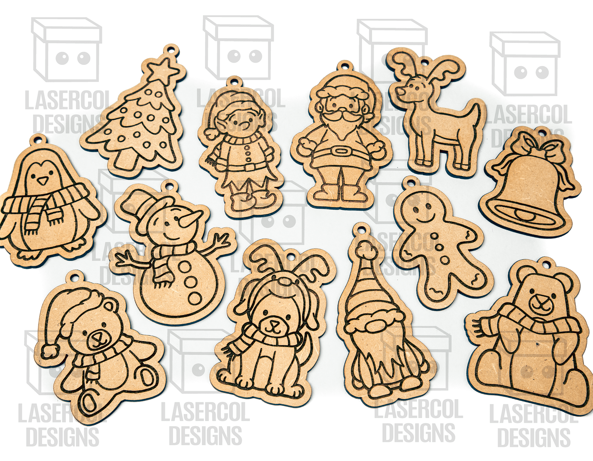 Christmas Ornaments - Laser Cut Files product image (5)